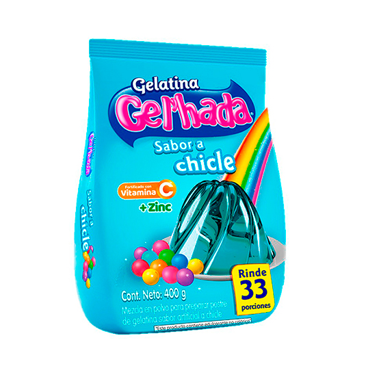 Gelatina Sabor a Chicle Gel ' hada 400GR