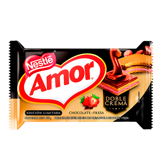 Galleta Wafer Chocofresa Amor 130GR