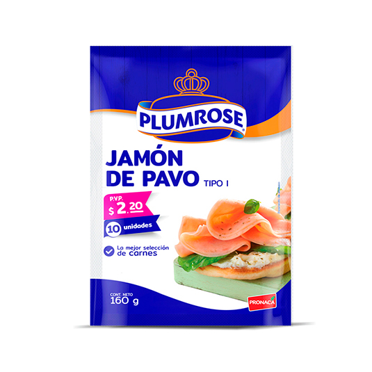 Jamon De Pavo Plumrose 160 Gr.