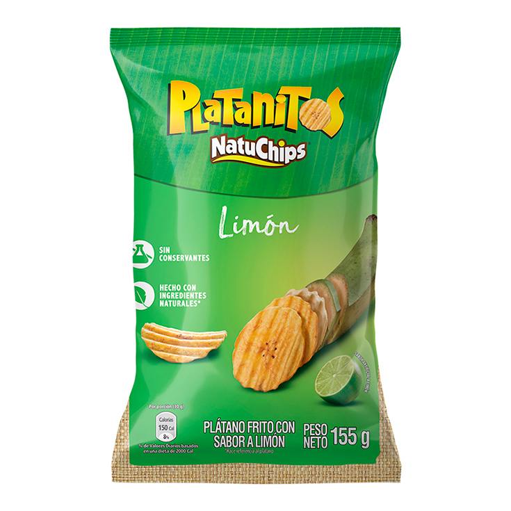 Platanitos de Limon Natuchips 155GR
