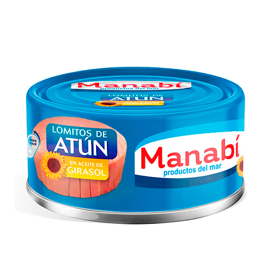 Manabí Atún Lomos Girasol Manabí 160 Gr