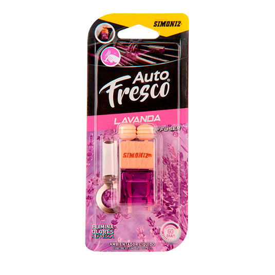 Ambientador Simoniz Cubo Diffuser Auto Fresco Lavanda 8 Ml.