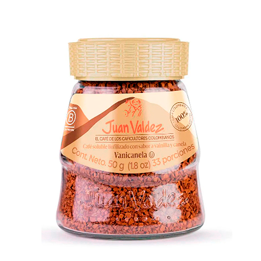 Juan Valdez Café Liofilizado Vanicanela 50 Gr.