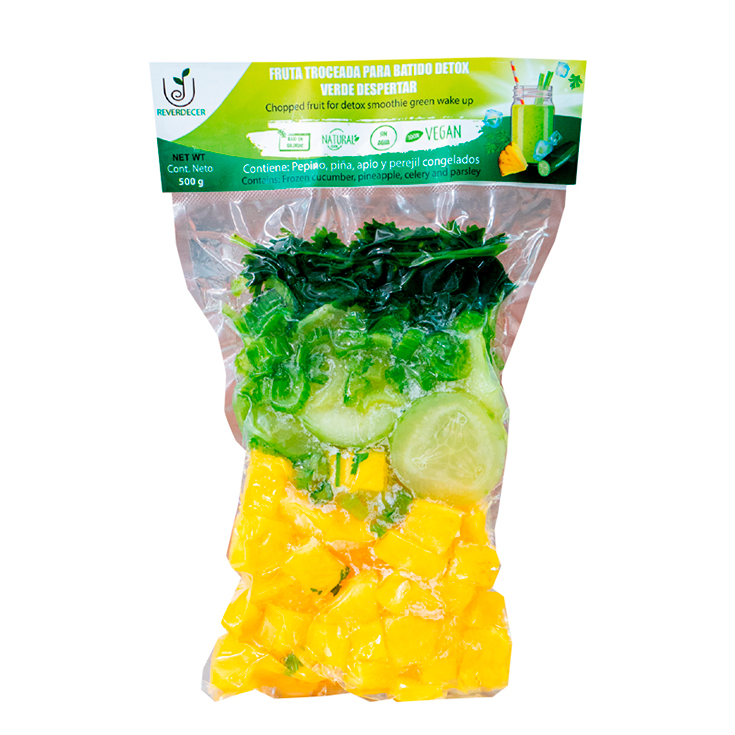 Fruta Troceada Detox Verde Despertar Reverdecer 500Gr