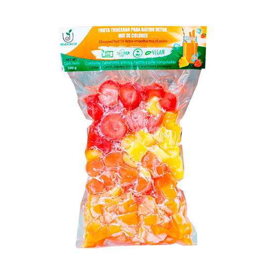Fruta Troceada Detox Mix Colores Reverdecer 500Gr