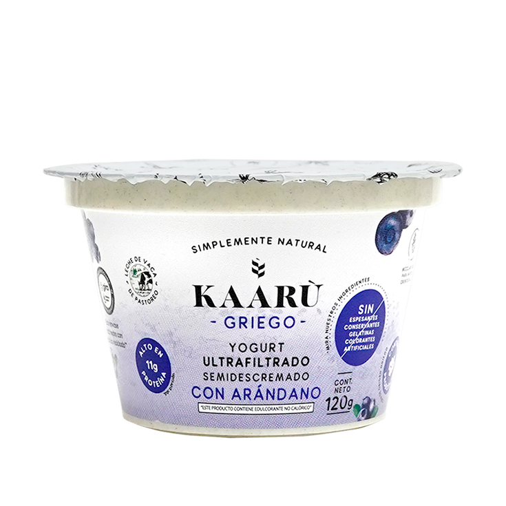 Yogurt Griego Arandano Kaaru 120 Gr