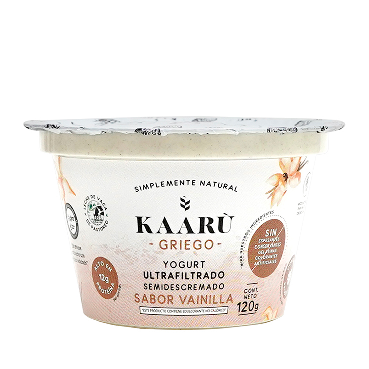 Yogurt Griego Vainilla Kaaru 120 Gr
