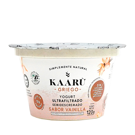 Yogurt Griego Vainilla Kaaru 120 Gr