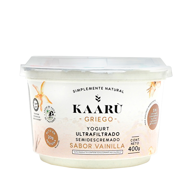 Yogurt Griego Vainilla Kaaru 400 Gr