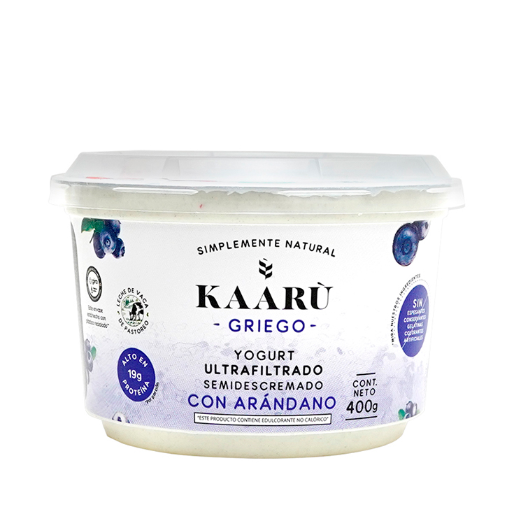 Yogurt Griego Arandano Kaaru 400 Gr