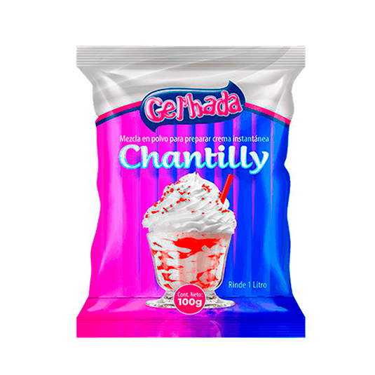 Gelmezcla En Polvo Crema Chantilly Gel'hada 100GR