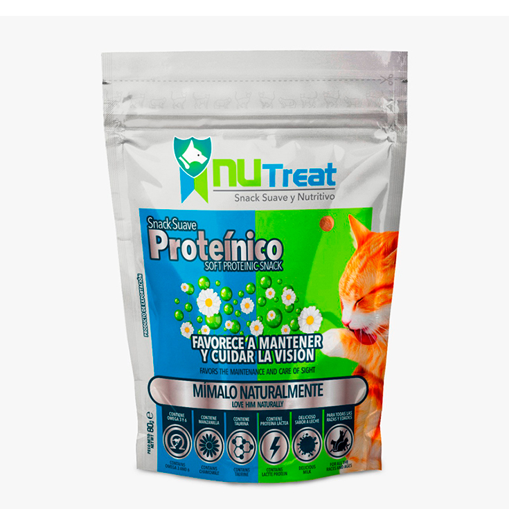 Snack Proteínico Gatos Nutreat 80GR