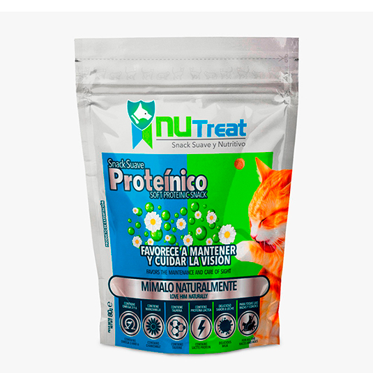 Snack Proteínico Gatos Nutreat 80GR