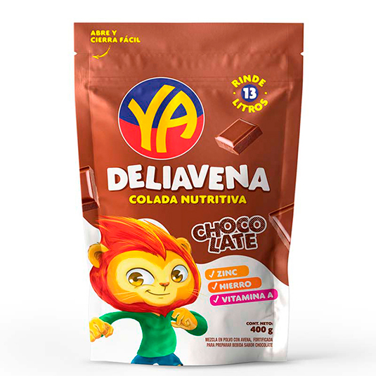 Colada De Avena Ya Sabor A Chocolate 400Gr