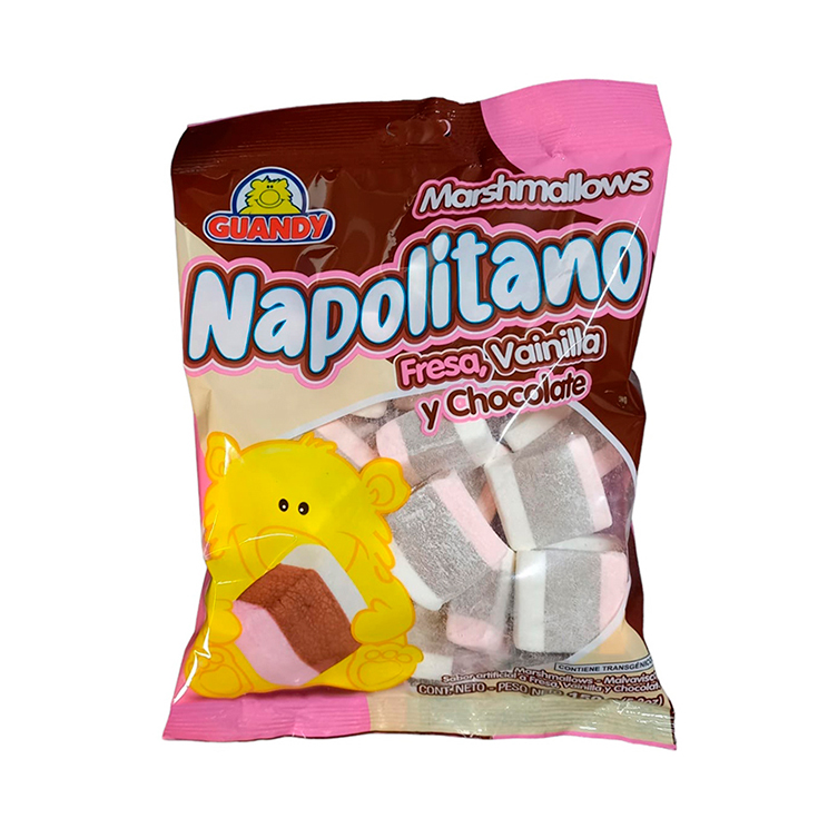 Marshmallows Napolitano Guandy 150GR Marshmallows Napolitano Guandy 150GR