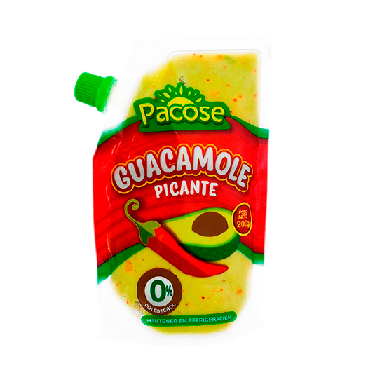 Guacamole Picante Pacose 200Gr