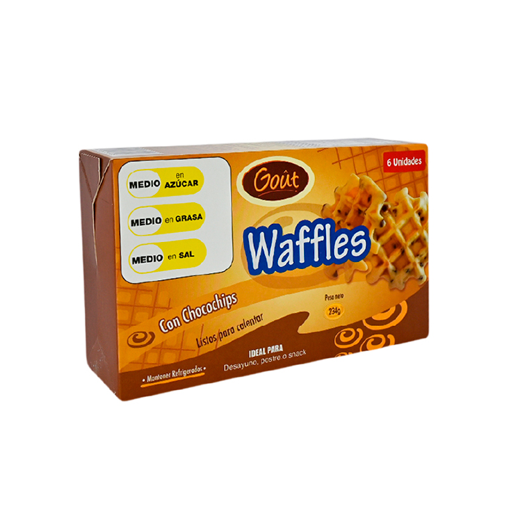 Waffles Con Chocochips Pacose 234Gr