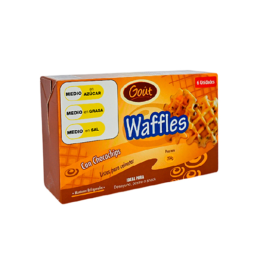 Waffles Con Chocochips Pacose 234Gr