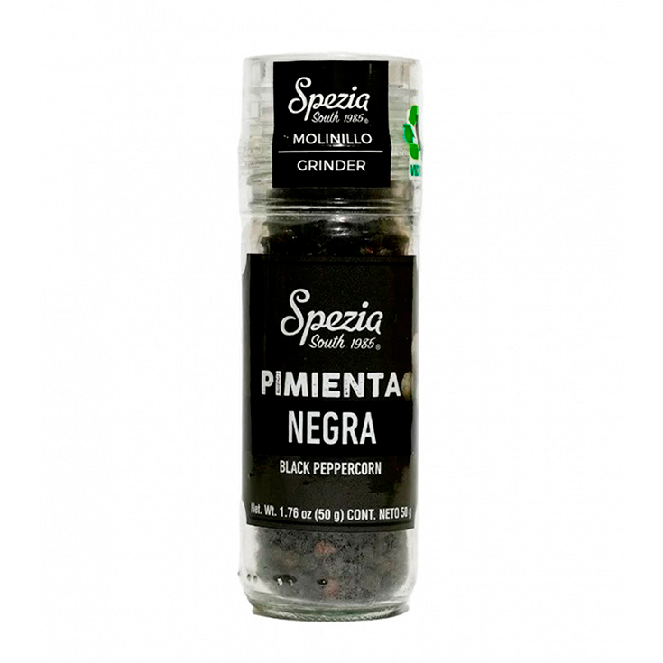 Pimienta Negra Spezia Molinillo 50 Gr
