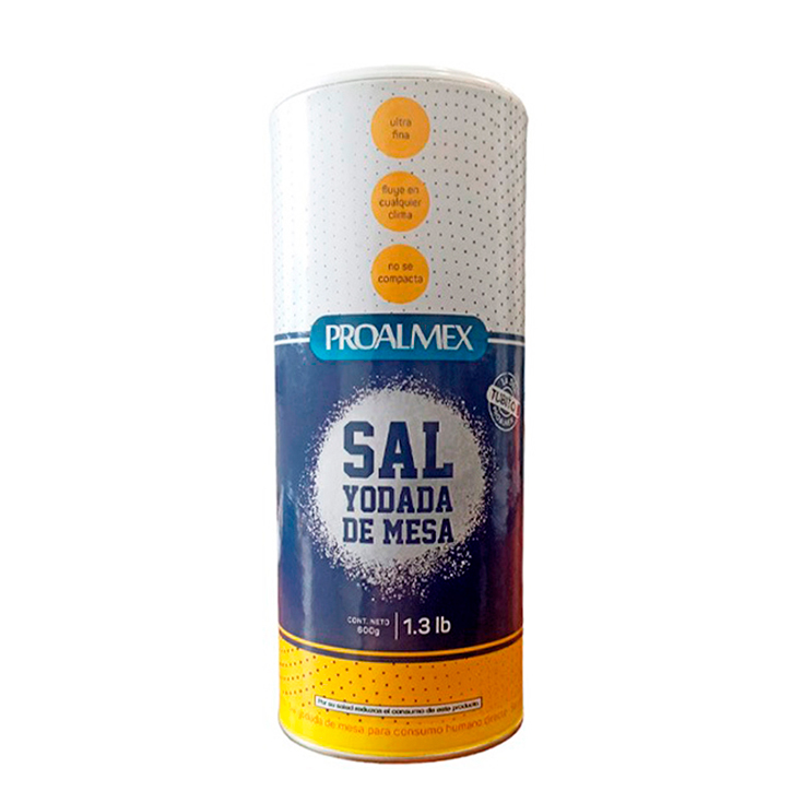 Sal Yodada De Mesa Proalmex 600 Gr
