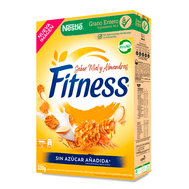 Nestle Cereal Fitness Miel & Almendra 330 Gr.