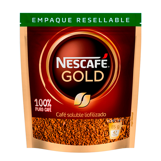 Nescafe Café Gold Soluble Liofilizado Doypack 85 Gr.