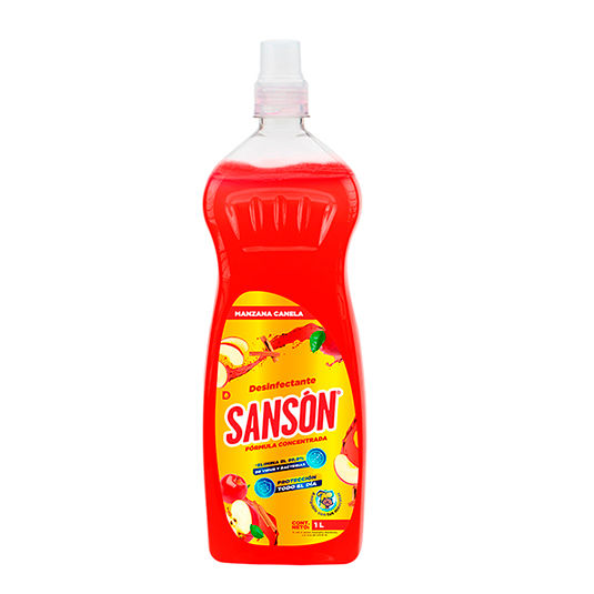 Desinfectante Sanson Manzana Canela 1Lt.