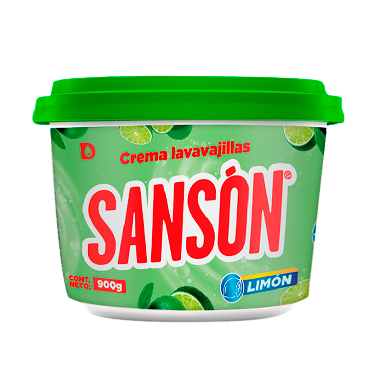 Crema Lavavajilla Sanson Limon 900 Gr.