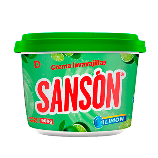 Crema Lavavajilla Sanson Limon 900 Gr.