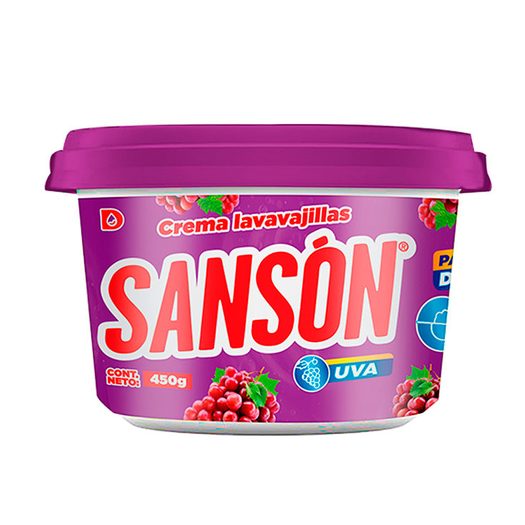 Crema Lavavajilla Sanson Uva 450 Gr.
