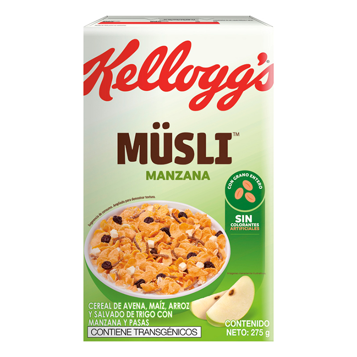 Kelloggs Cereal Musli Manzana 275 Gr.
