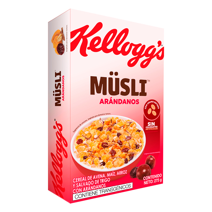Kelloggs Cereal Musli Arandanos 275 Gr.