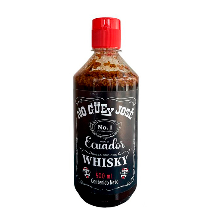 Salsa Bbq Con Whisky Tipo Jack Daniels No Guey Jose 500 Ml