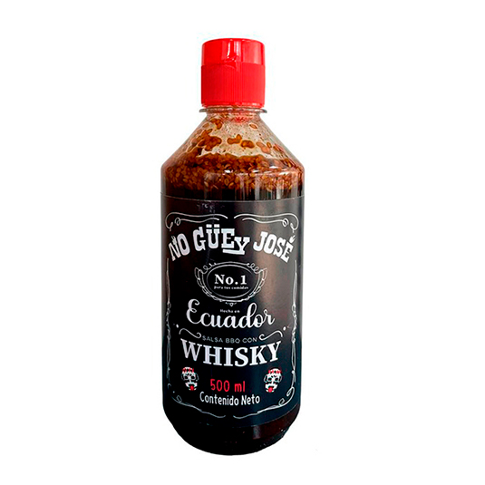 Salsa Bbq Con Whisky Tipo Jack Daniels No Guey Jose 500 Ml