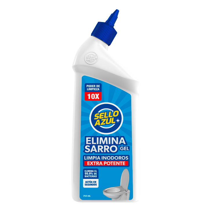 Elimina Sarro Sello Azul Gel Inodoro 750 Ml.