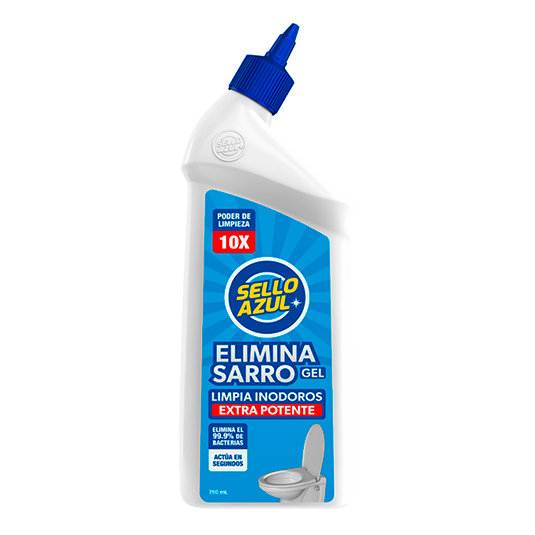 Elimina Sarro Sello Azul Gel Inodoro 750 Ml.