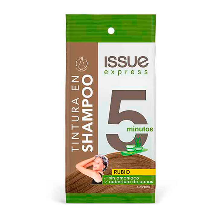 Tinte En Shampoo 5 Minutos Issue Express Rubio