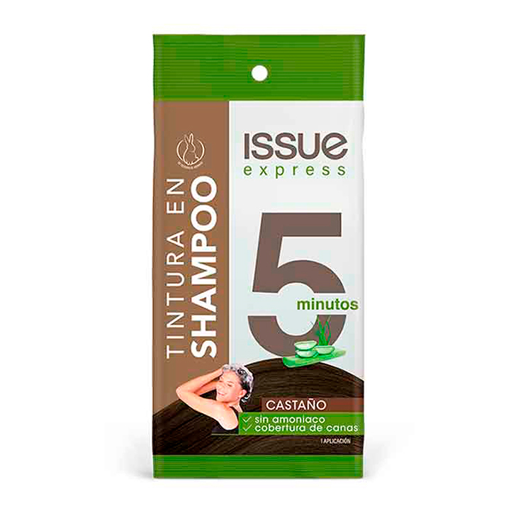 Tinte En Shampoo 5 Minutos Issue Express Castaño