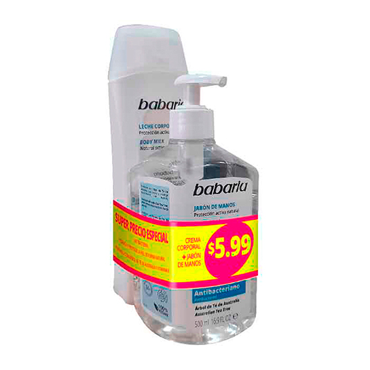 Pack Skin Protect Babaria Crema Corporal+Jabon De Manos