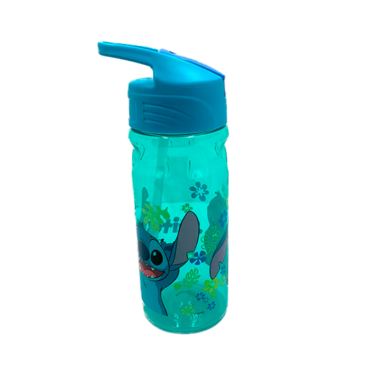Envase Para Bebidas Con Pitillo Stitch Fun Kids 60