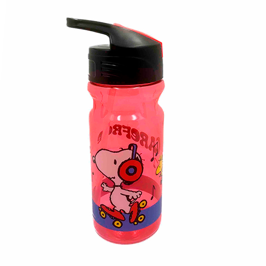 Envase Para Bebidas Con Pitillo Snoopy Fun Kids 60