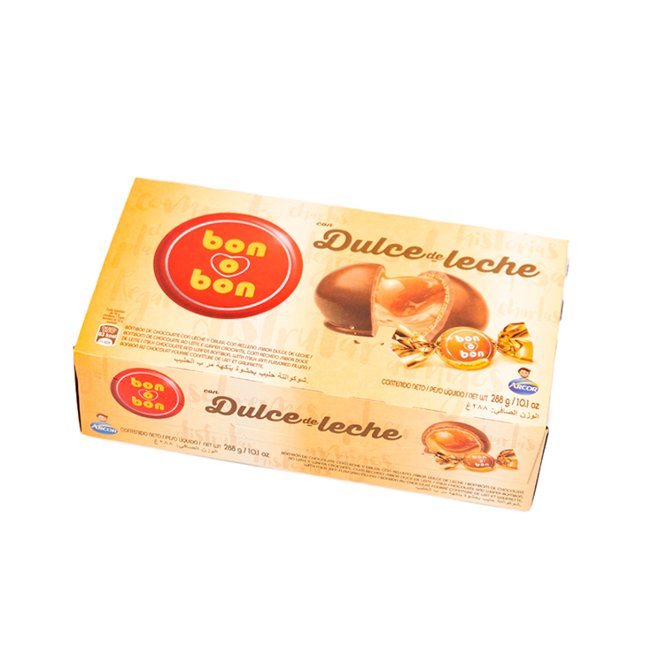 Bombón De Chocolate Con Relleno Sabor A Dulce De Leche Bon O Bombón De Chocolate Con Relleno Sabor A Dulce De Leche Bon O
