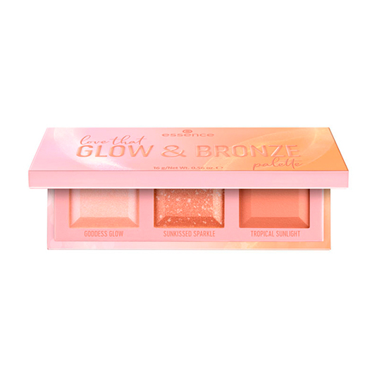 Paleta De Iluminador Y Bronzer Essence Love That Glow & Bron