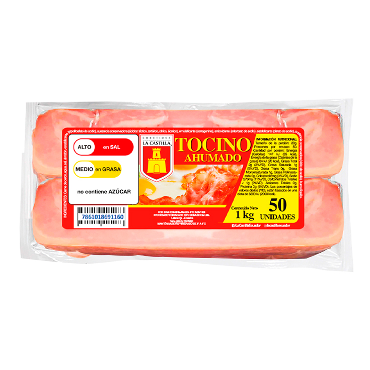 Tocino Ahumado La Castilla 1Kg