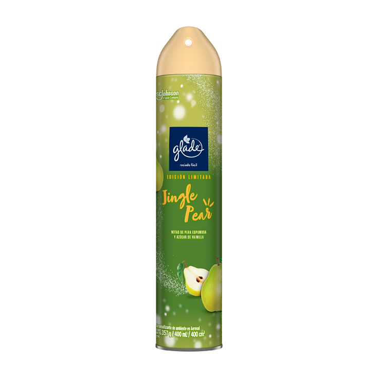 Aromatizante Glade Aerosol Pera 400 Ml.