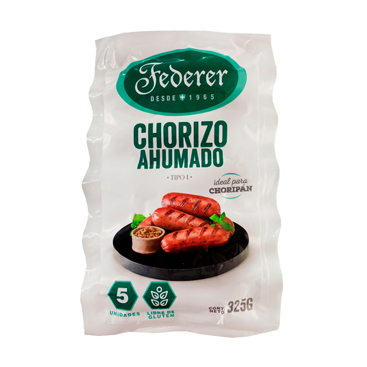 Chorizo Ahumado Federer 325 Gr.