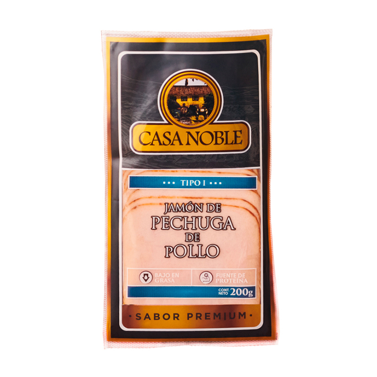Jamón Pechuga De Pollo Casa Noble 200 Gr.