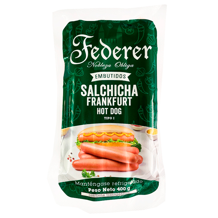 Salchicha Frankfurt Federer 400 Gr.