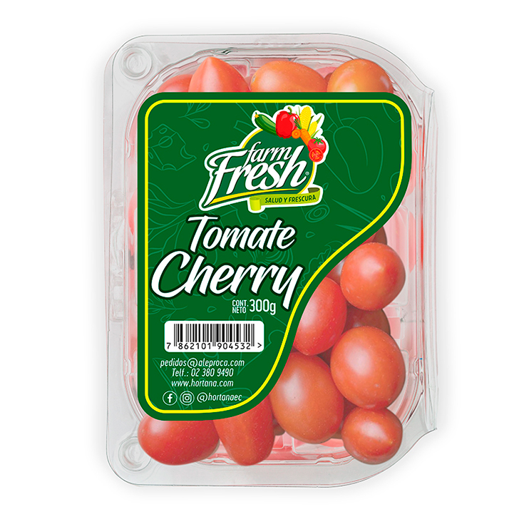 Tomate Cherry Farm Fresh Bandeja 300Gr