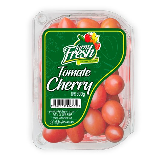 Tomate Cherry Farm Fresh Bandeja 300Gr